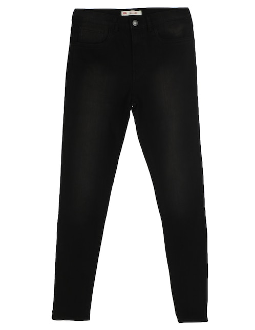Jeans slim deslavado para niña 1