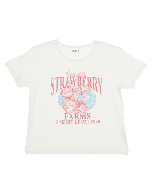 Playera That's It manga corta para niña