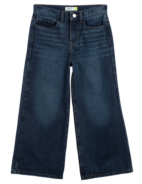 Jeans amplio That's It deslavado para niña