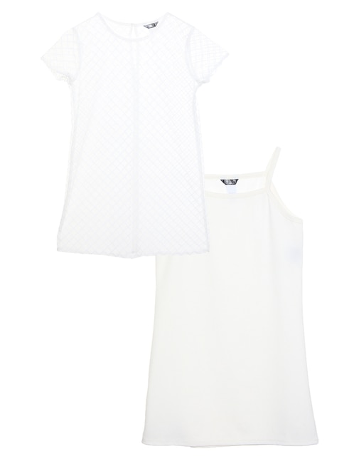 Vestido Truce manga regular para niña