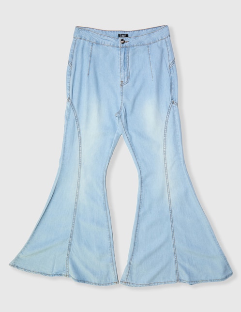 Jeans campana Truce deslavado para niña