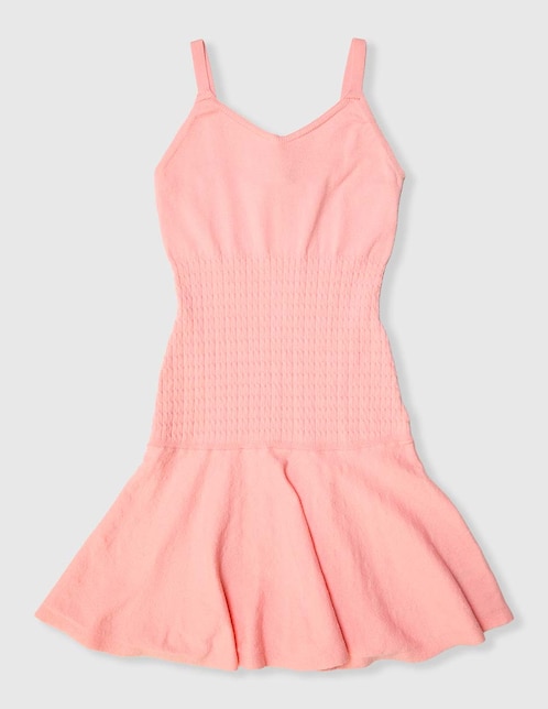 Vestido Truce manga regular para niña
