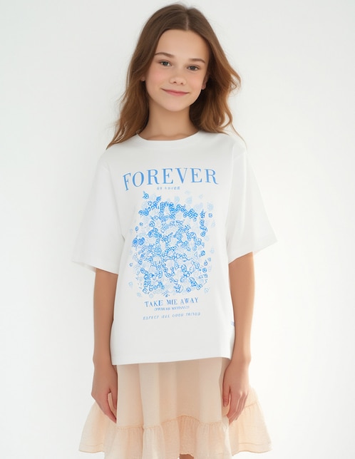 Playera Name It manga corta para niña