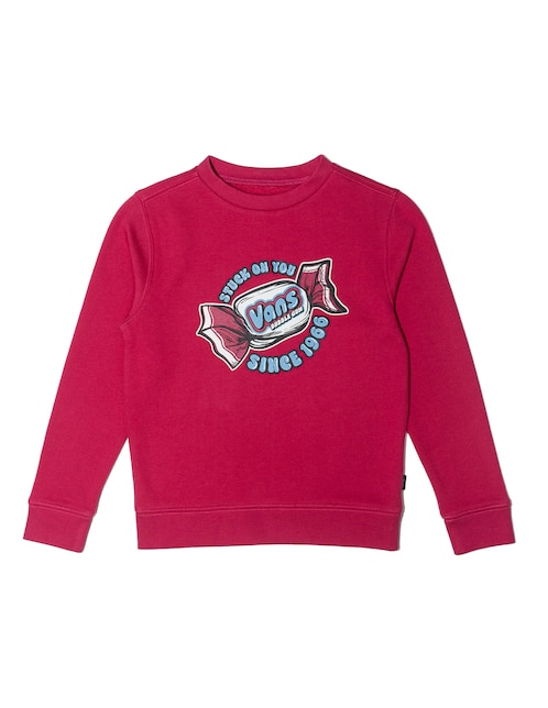 Sudadera Vans Stuck on vans crew para niña