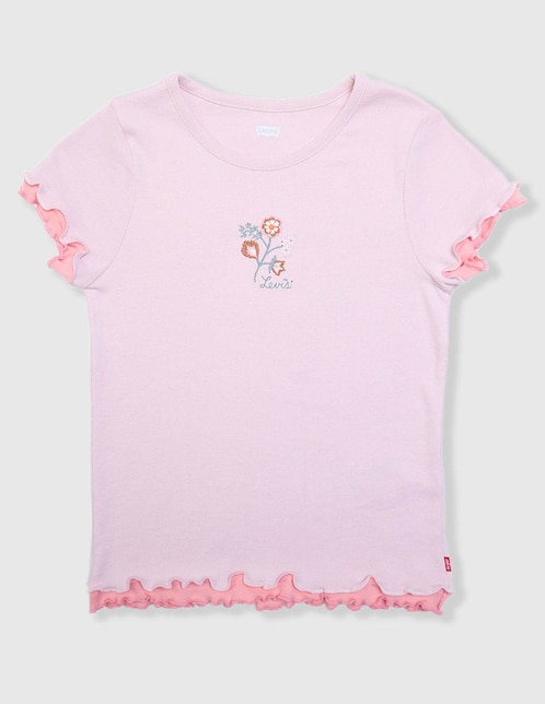 Playera Levi's manga corta para niña
