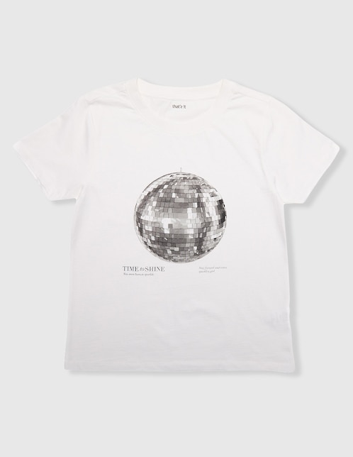 Playera That's It manga corta para niña