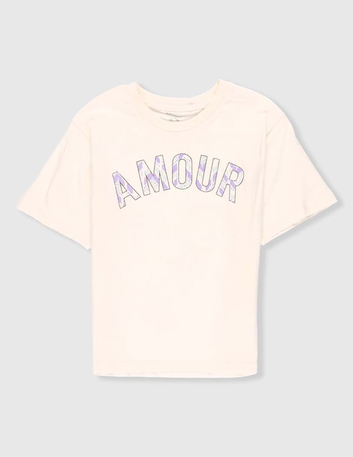 Playera Name It manga corta para niña