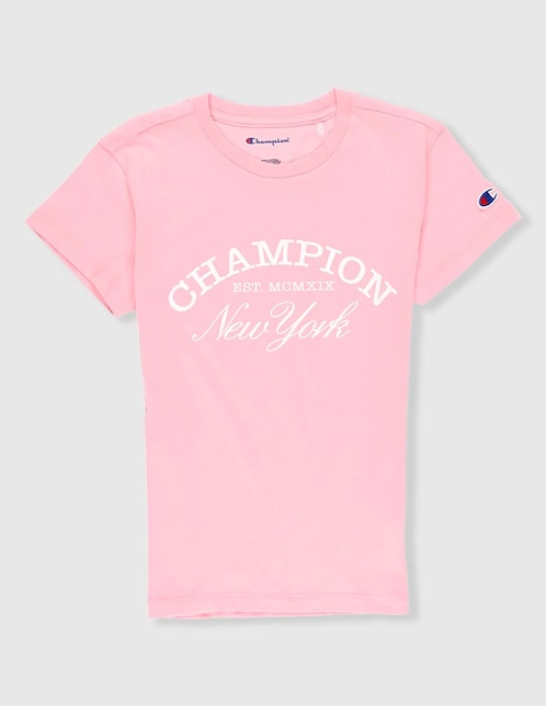 Playera Champion manga corta para niña