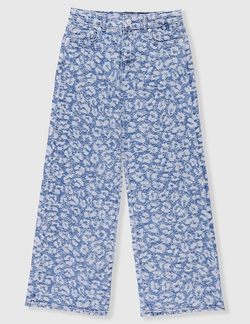 Jeans relaxed baggy 41P169-DAR para niña 1