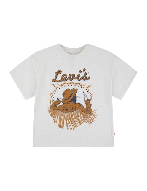 Playera Levi's manga corta para niña