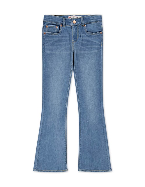 Jeans flare Levi's lavado medio para niña