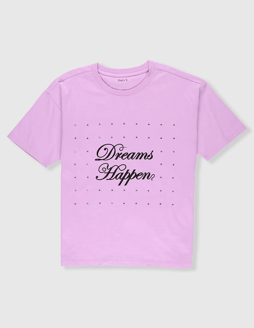 Playera That's It manga corta para niña