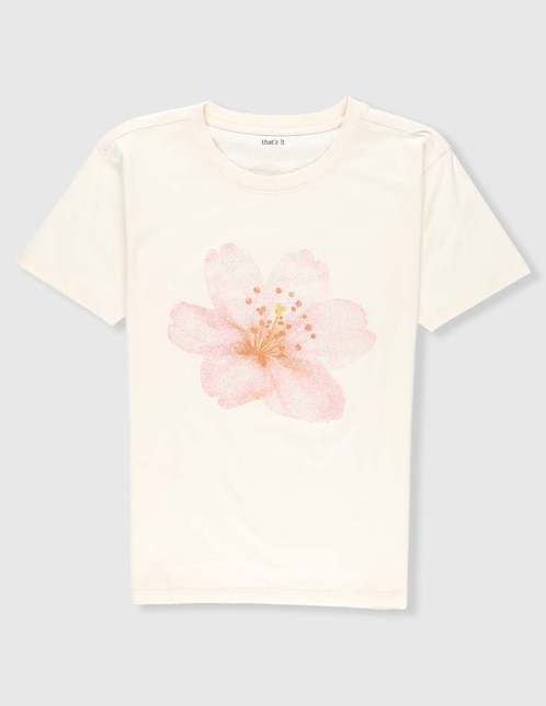 Playera That's It manga corta para niña