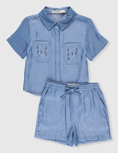 Conjunto de algodón para niña 1