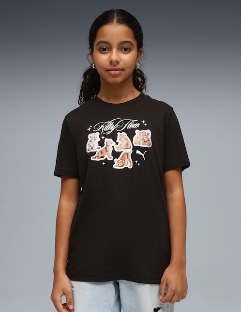 Playera Puma manga corta para niña
