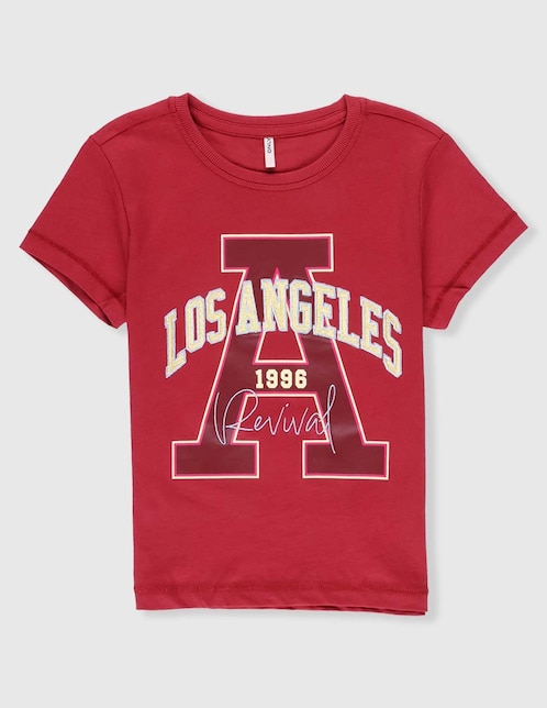 PLAYERA ONLY 15351615, 7-8 AÑOS, ROJO