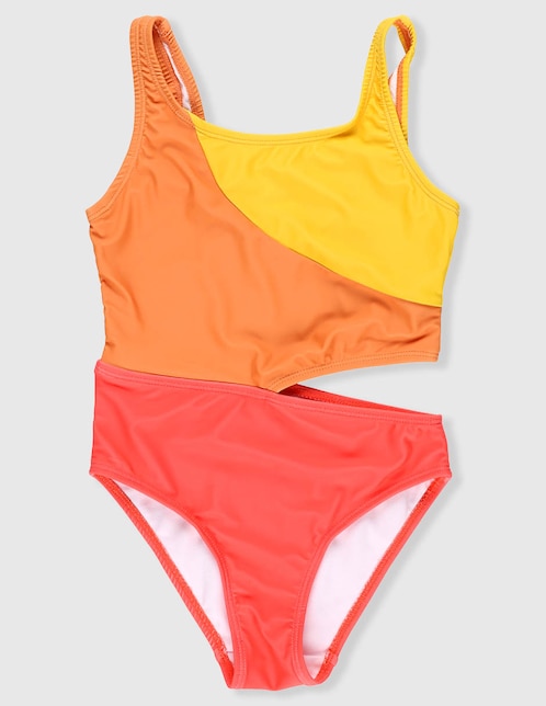 TRAJE DE BAÑO ONLY 15, 7-8 AÑOS, CORAL