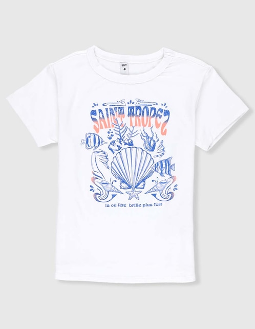 Playera Sexy Jeans manga corta para niña