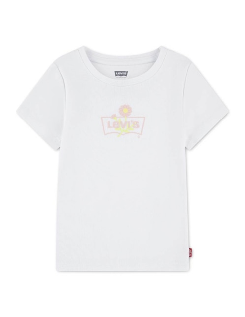 Playera Levi's manga corta para niña