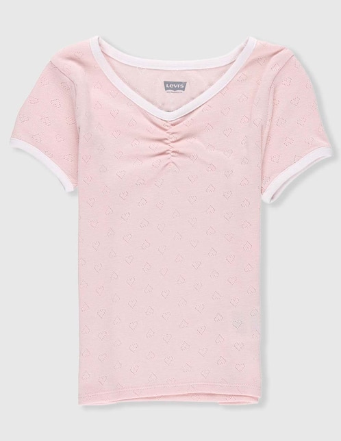 Playera Levi's manga corta para niña