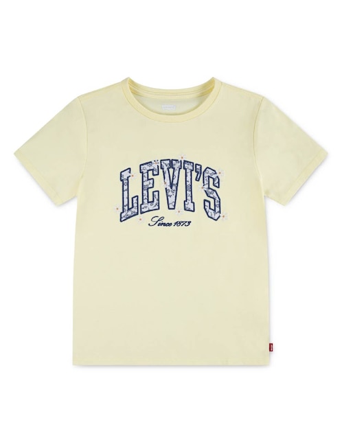 Playera Levi's manga corta para niña