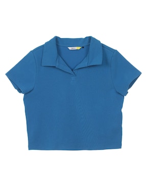 Playera Tipo Polo That's It De Algodón Para Niña