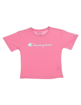 Playera Champion Manga Corta Para Niña