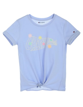 Playera Champion Manga Corta Para Niña