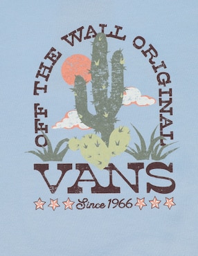 Playera Vans manga corta para niña