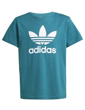 Playera Adidas Originals Trefoil Tee Manga Corta Para Niño