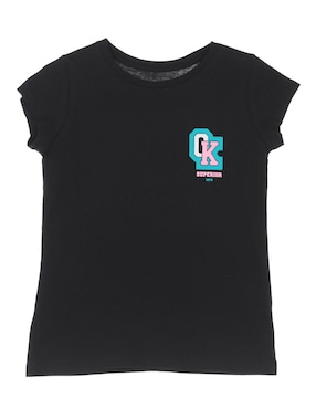 Playera 365 Essential manga corta para niña