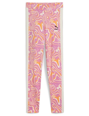 Legging Puma Lava Land High Waist Leggings G Para Niña