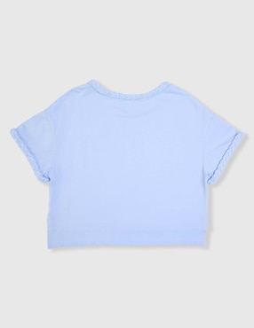 Playera Habitual manga corta para niña