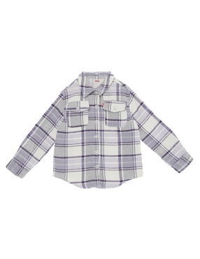 Camisa Casual Levi's De Algodón Manga Larga Para Niña