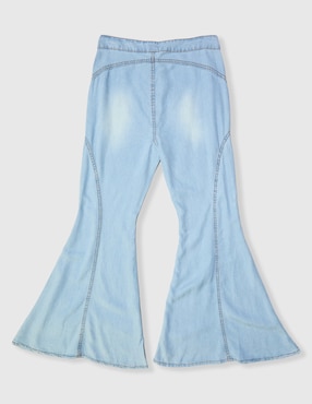 Jeans campana Truce deslavado para niña
