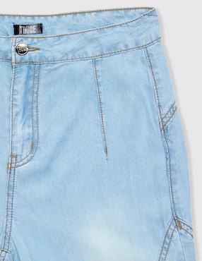 Jeans campana Truce deslavado para niña