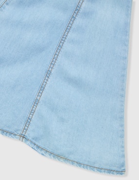 Jeans campana Truce deslavado para niña