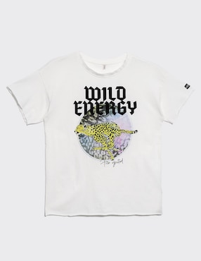 Playera Only manga corta para niña