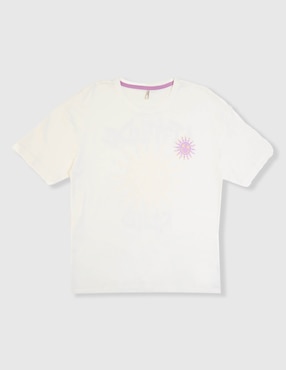 Playera Only manga corta para niña