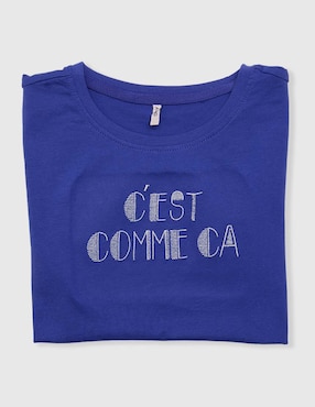 Playera Only manga corta para niña