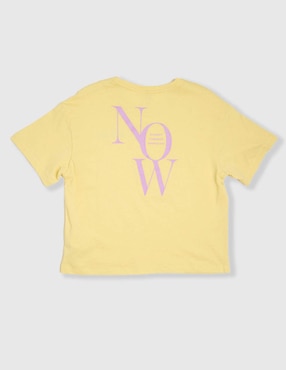 Playera Only manga corta para niña