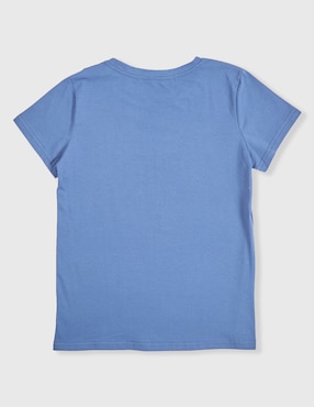 Playera Biography manga corta para niña