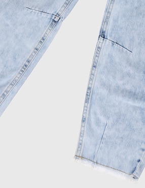 Jeans straight That's It lavado bitono para niña