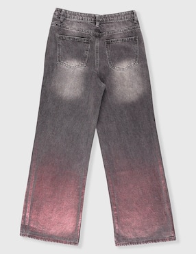 Jeans straight That's It lavado bitono para niña