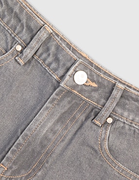 Jeans relaxed straight That's It lavado obscuro para niña