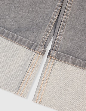 Jeans relaxed straight That's It lavado obscuro para niña