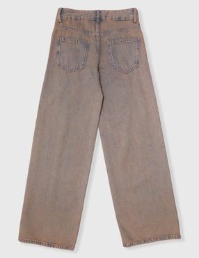 Jeans straight Only lavado bitono para niña
