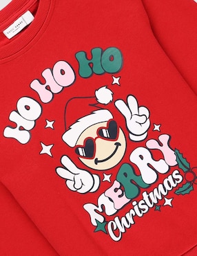 Sudadera Name It Navidad para niña