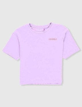 Playera Name It manga corta para niña