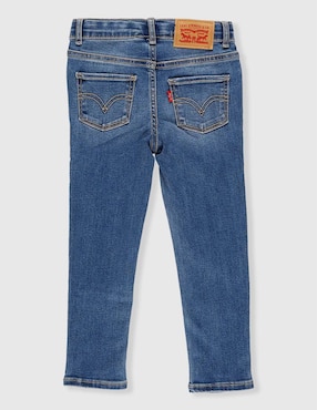 Jeans super skinny Levi's lavado medio para niña